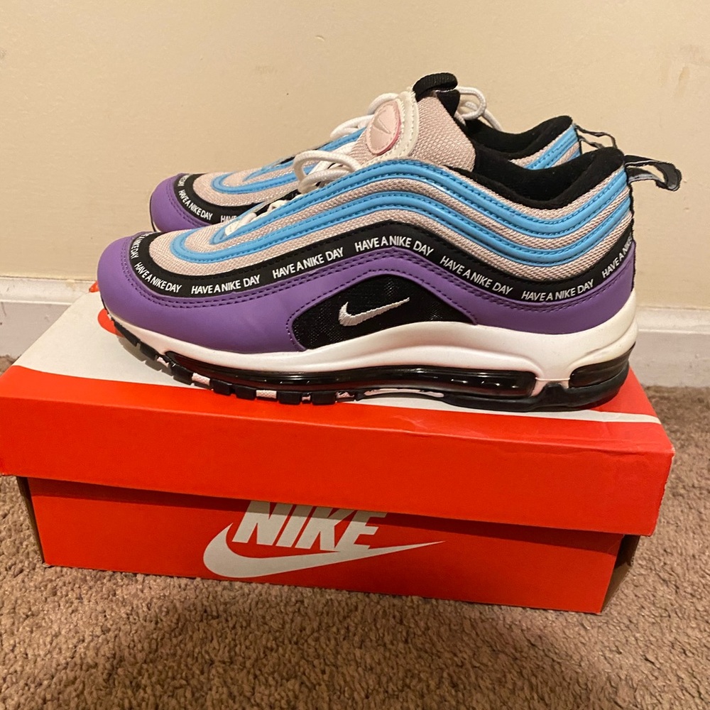Nike Air Max 97 SE. “Have a nice day” Space Purple